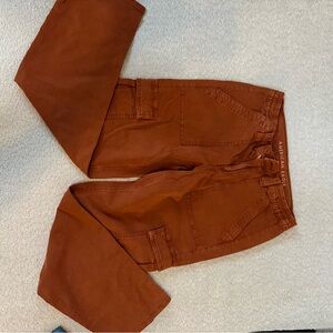 American Eagle Outfitters Rust Straight Leg Pants